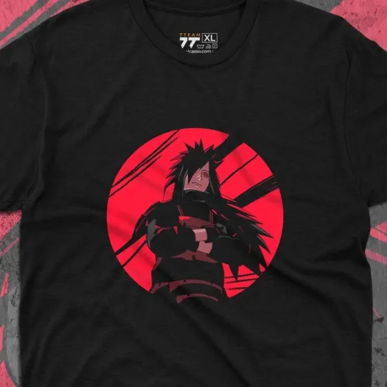 Футболка для подростка мальчика с принтом Наруто Мадара Размер 160 Anime10290 Днепр