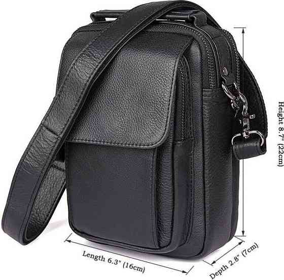 Сумка мужская Vintage 14518 Черная Киев