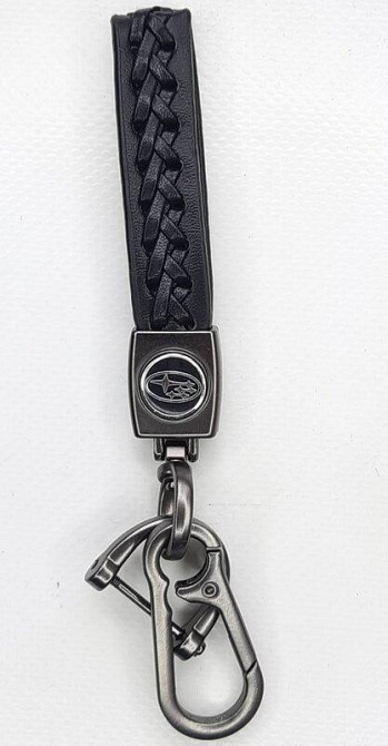 Брелок до ключів плетінь з карабіном Subaru Вінниця - фото 1