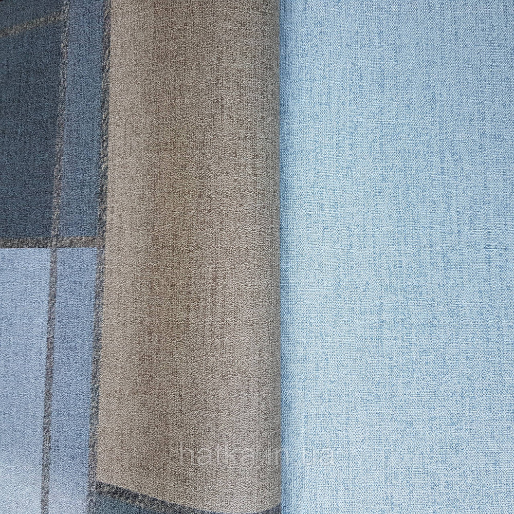 Шпалери вінілові на флізелін Marburg New Spirit Schoner Wohnen однотонні ефект потертості блакитні Київ - фото 1