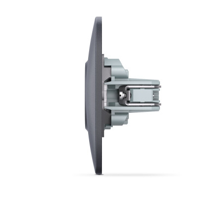 Розетка Videx_ BINERA 1ая черн (VF-BNSK1-BG) Винница - изображение 3