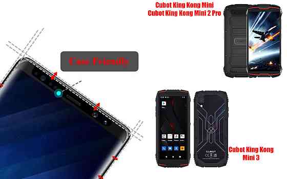 Защитное стекло HyperGlass Pro для Cubot King Kong Mini, Mini 2 Pro, Mini 3 – максимальная чувствительность и Киев