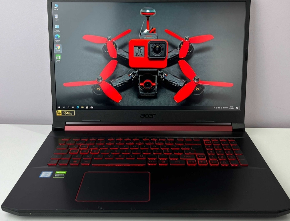 Acer Nitro 17,3 144Hz i7-9750H GTX 1660Ti 6Gb 16Gb SSD 256Gb HDD 1Tb Ноутбук Київ - фото 1