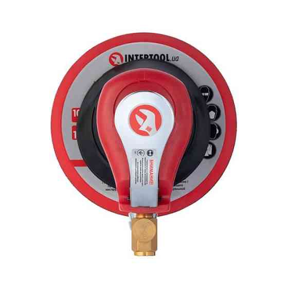 Шліфмашина пневматична ексцентрикова 150 мм, до 6,3 атм, 9000 об/хв, 340 л/хв INTERTOOL PT-1007 Київ