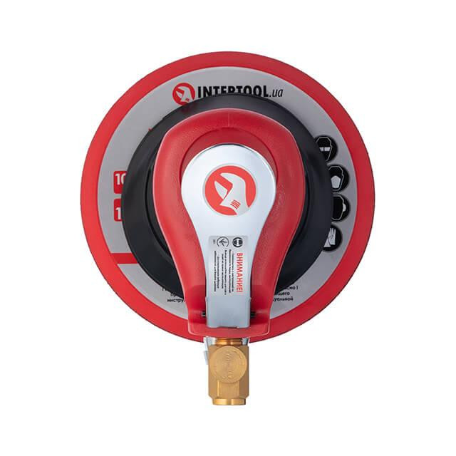 Шлифмашина пневматическая эксцентриковая 150 мм, до 6.3 атм, 9000 об/мин, 340 л/мин INTERTOOL PT-1007 Киев - изображение 5