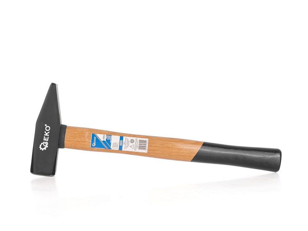 Молоток слюсарний "GeKo"-premium 0,8 кг з дерев'яною ручкою Київ - фото 1