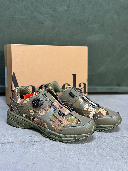 Військові чоловічі кросівки мультикам демісезонні тактичні міцні прошиті, зносостійке взуття Львів - фото 3