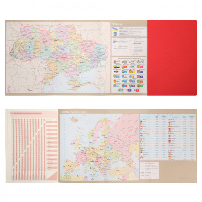 Еженедельник Leo planner А5 датированный 2026 "City", жесткий, красный, 368 страниц (252666) Винница - изображение 7