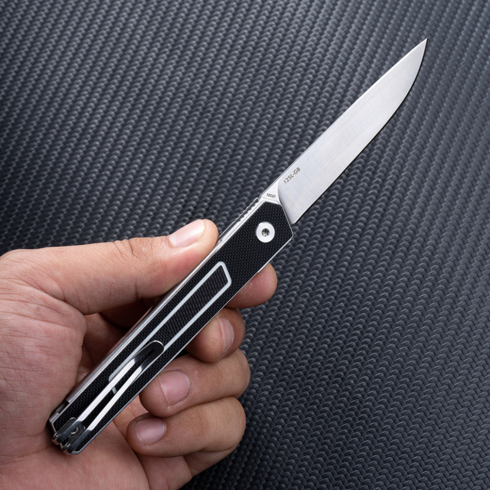 Ніж складаний SRM Swift 125L-GB, чорний Рівне - фото 8