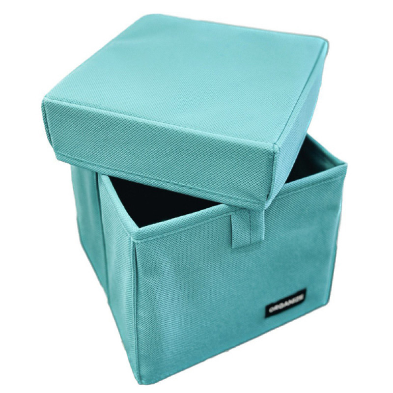 Органайзер коробка для дрібниць XS з кришкою 17х17х16 см (Лазуровий) Суми - фото 4