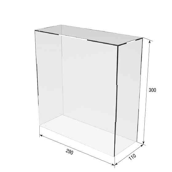 Коробка акриловая EKOSTAR 290х110х300 Киев