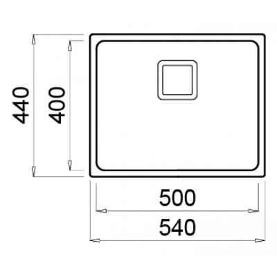Мийка кухонна Elleci W-SQUARE 500 Вінниця