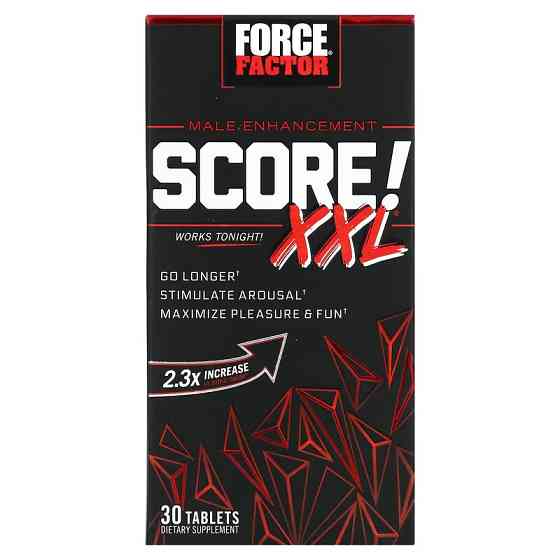 Підтримка чоловічого здоров'я та підвищення тестостерону Force Factor Score! XXL 30 Tablets Луцьк