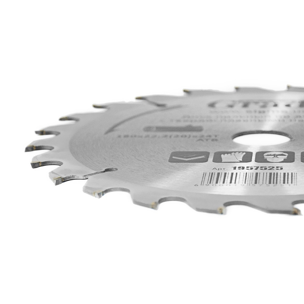 Grad Диск пильный по дереву с твердосплавными напайками Ø180×22.2(20)×24Т, 8000об/мин GRAD (195 Киев - изображение 2