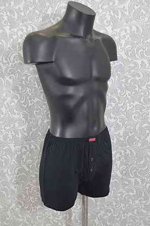 Мужские семейные трусы из хлопка Lans 01/004 M, Черный Киев