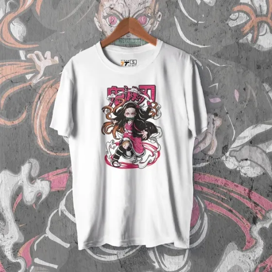 Футболка мужская с принтом Клинок, рассекающий демонов Незуко 6 WE Размер 48 Anime0456 Днепр