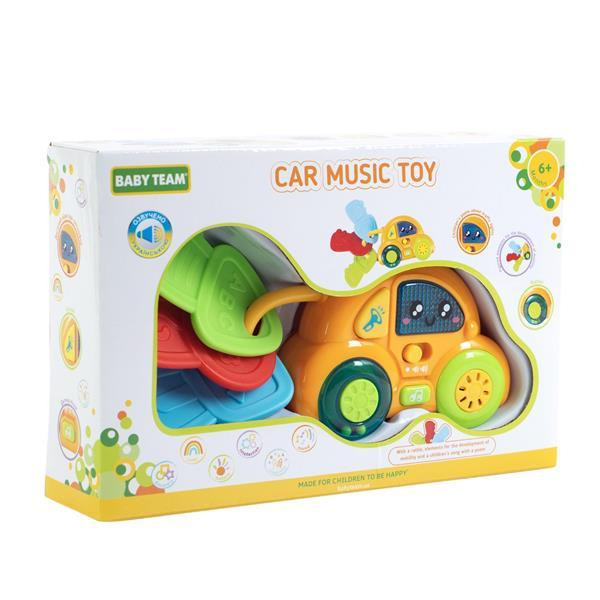 Музична іграшка Baby Team Машинка з ключами на батарейках (8642) Харків - фото 4