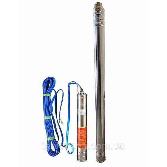 Насос скважинный с пов,уст, к песку  3″  OPTIMA  3SDm2,5/30 1,1 кВт 124м + пульт+кабель 15м NEW Черновцы