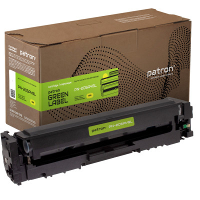 Картридж Patron HP 205A (CF532A) Green Label, yellow (PN-205AYGL) Вінниця - фото 1