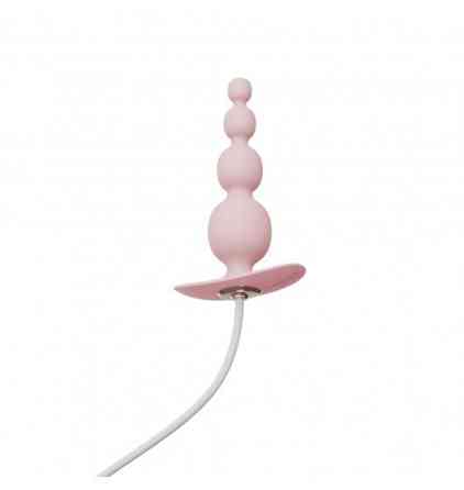 Анальный плаг с вибрацией Qingnan No.8 Mini Vibrating Anal Beads PINK Sex Aura Киев