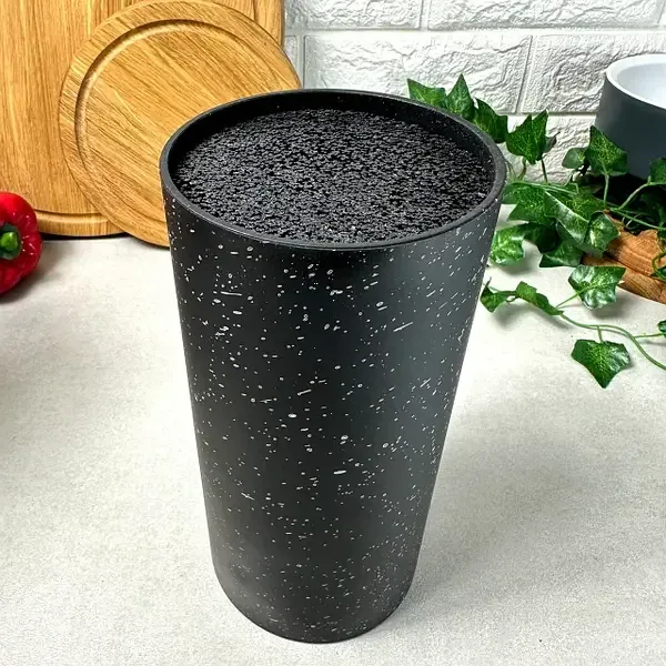 Колодязь для ножів чорний граніт Коло Н 22 см EMPIRE Одеса - фото 2