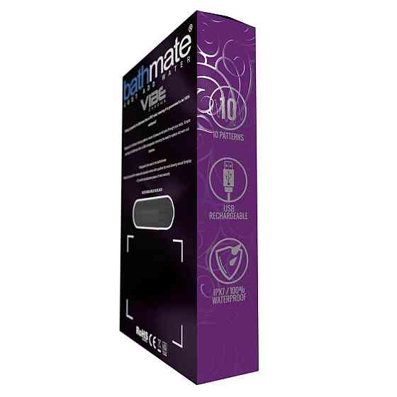 Вибропуля Bathmate Vibe Bullet Chrome, глубокая мощная вибрация Sex Aura Киев