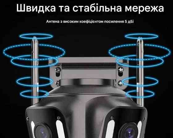 Супер камера видеонаблюдения 3в1 BESDER XM85 WIFI 12 Мп ICSEE уличная. Харьков