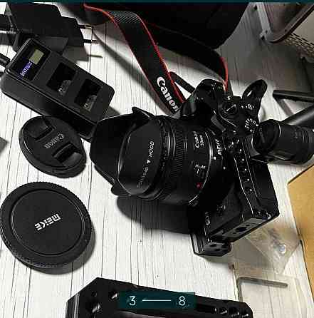 Фотоапарат: EOS M6 Mark2 + Canon 50 mm.+ mk- CAF4 MEKE Харків