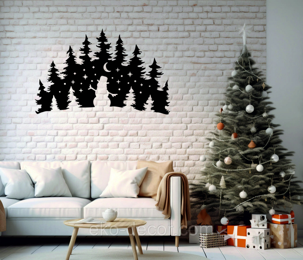 Декоративное настенное Панно «Новый год», Декор на стену Киев - изображение 4