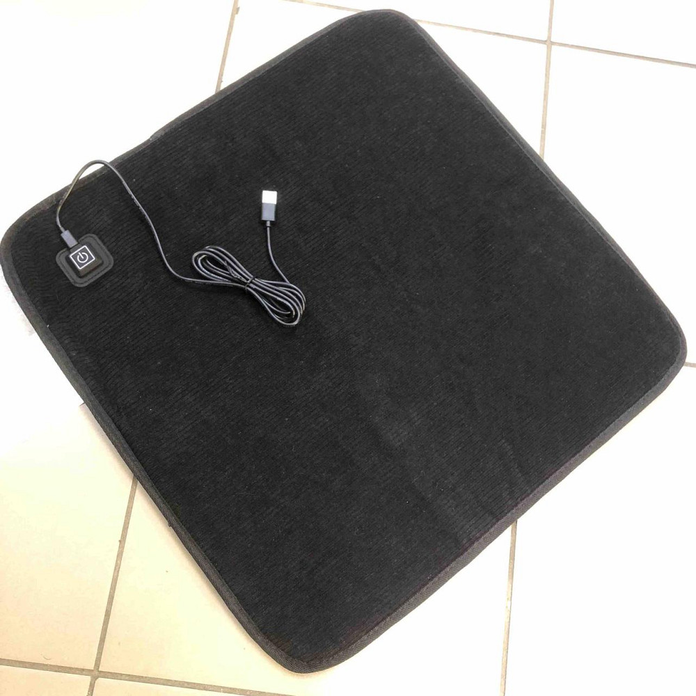 Нагрівальний килимок usb для сідінь в автомобіль у спальний мішок для обігрівання зігріває добре гріє 3 режими мало споживає Одеса - фото 1