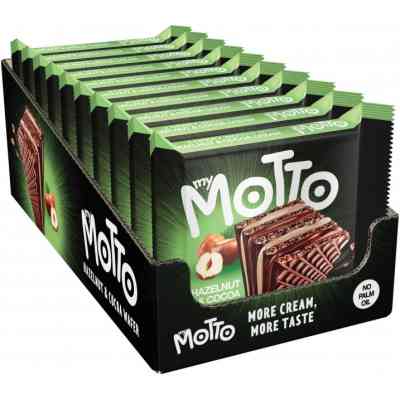 Вафлі MyMotto Горіх і какао 34 г (3800205876861) Вінниця