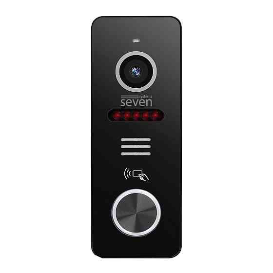 Вызывная панель домофона со встроенным считывателем карт EM-Marin SEVEN CP-7502F RFID black Киев