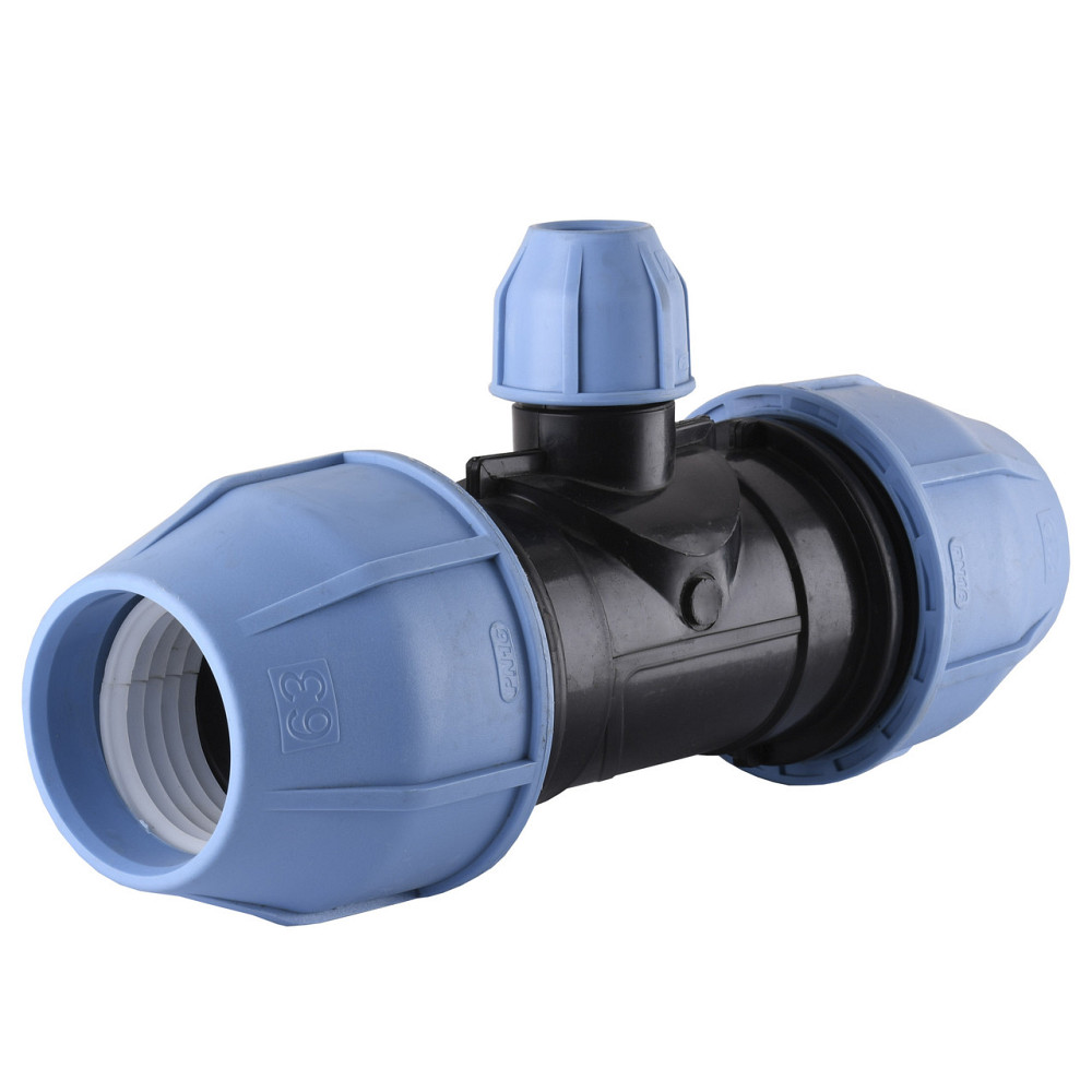 Трійник редукційний ПНД Vsplast 63*25*63 3004 (000007911) Київ - фото 2