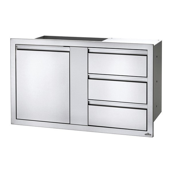 Модуль з 1 дверима та 3 висувними ящиками Napoleon (107*61 см) BI-4224-1D3DR Код: 009845 Рівне - фото 2