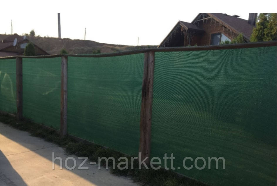 Сітка затінювальна (з кільцями) від сонця. Сітка з люверсами 6 х 4 м 95% тіневий навіс Харків - фото 7