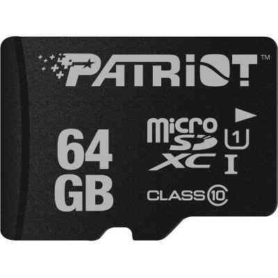 Карта памяти Patriot 64GB microSD class10 UHS-1 (PSF64GMCSDXC10) Винница