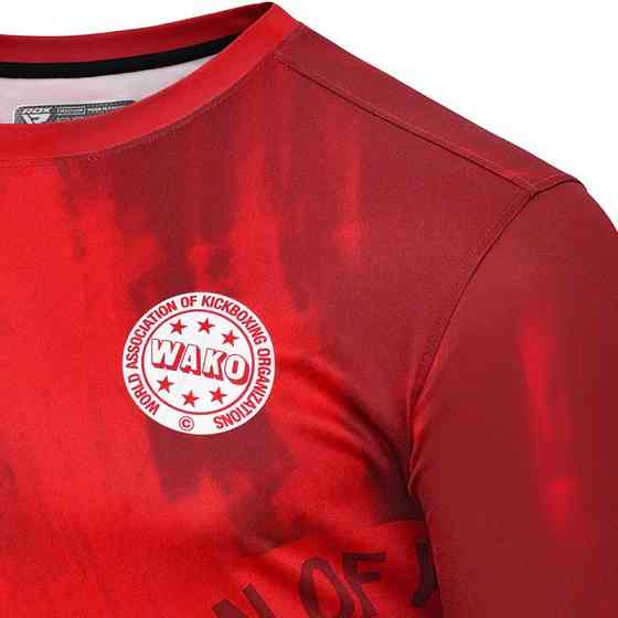 Спортивні футболки RDX WAKO T1 з короткими рукавами Red S Кам'янське
