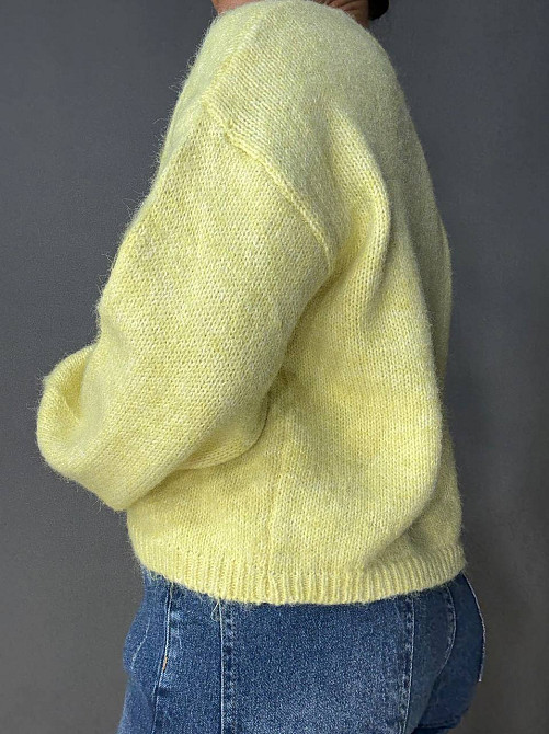 Свитер женский Fancy Matinee 6119 оверсайз меланж, желтый, one size Киев - изображение 8