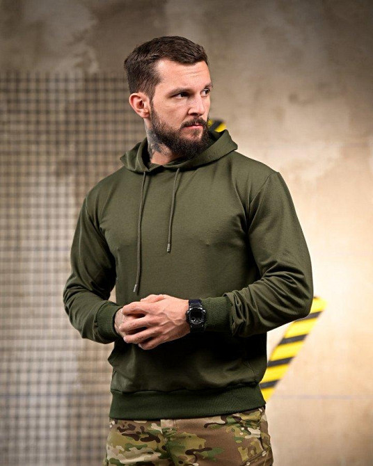 Милитари Худи Молодість oliva РП7409 Одесса - изображение 3