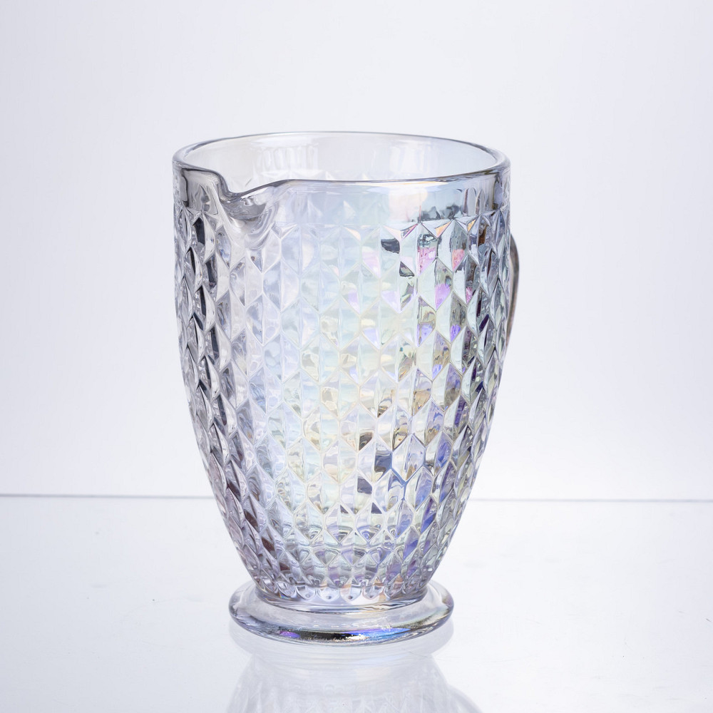 Глечик для напоїв 1.2 л із товстого скла фігурний rainbow HP-19-251 Коломыя - изображение 3