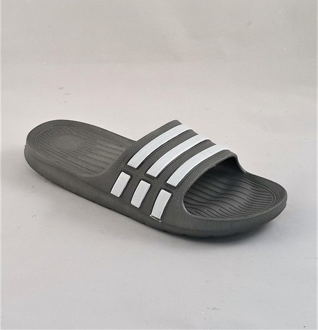 Шлёпанцы Тапочки Adidas Сланцы Серые Мужские Адидас (размеры: 41) Днепр - изображение 3