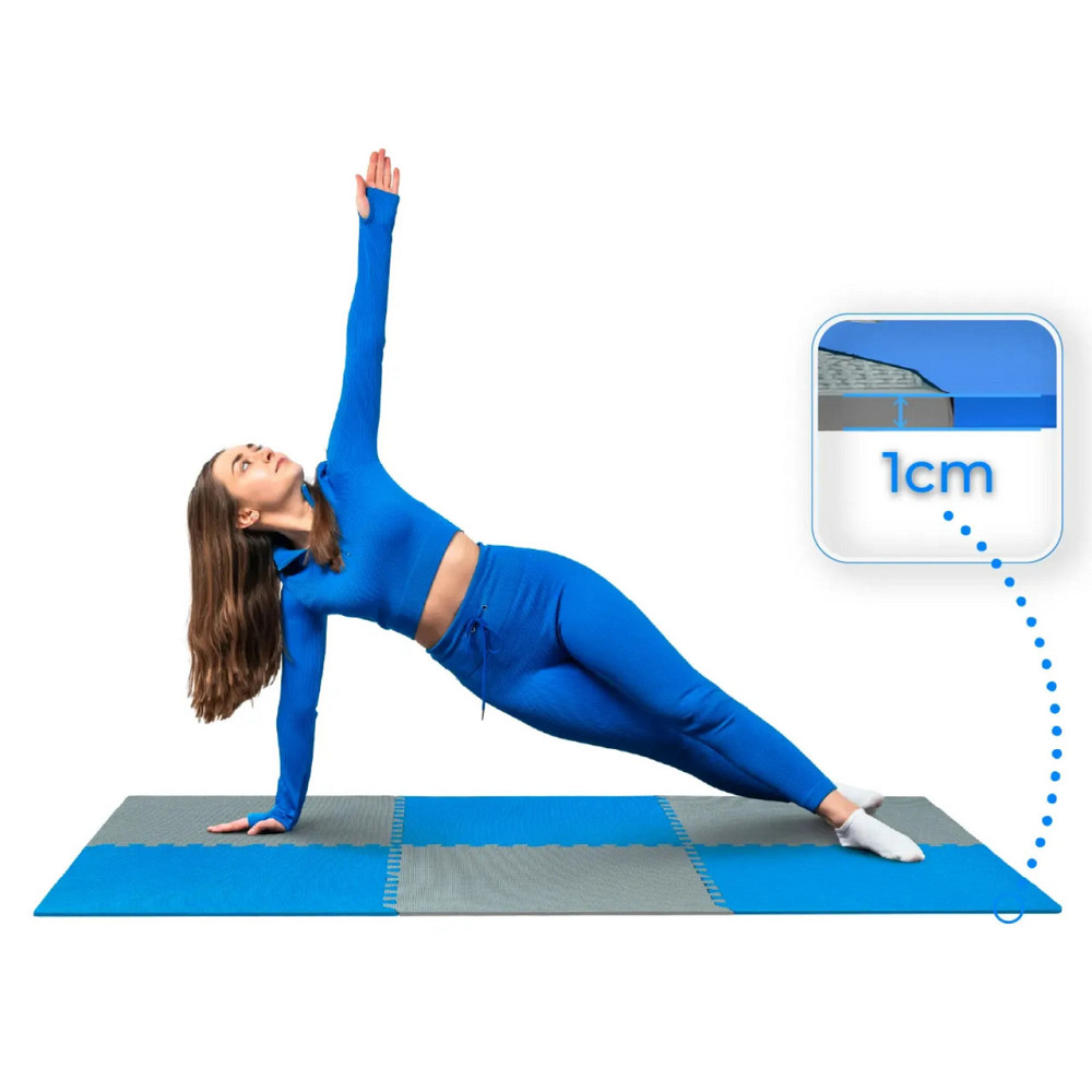 Коврик-пазл THUNDER PZ-04 60 х 60 голубо-серый Киев - изображение 7