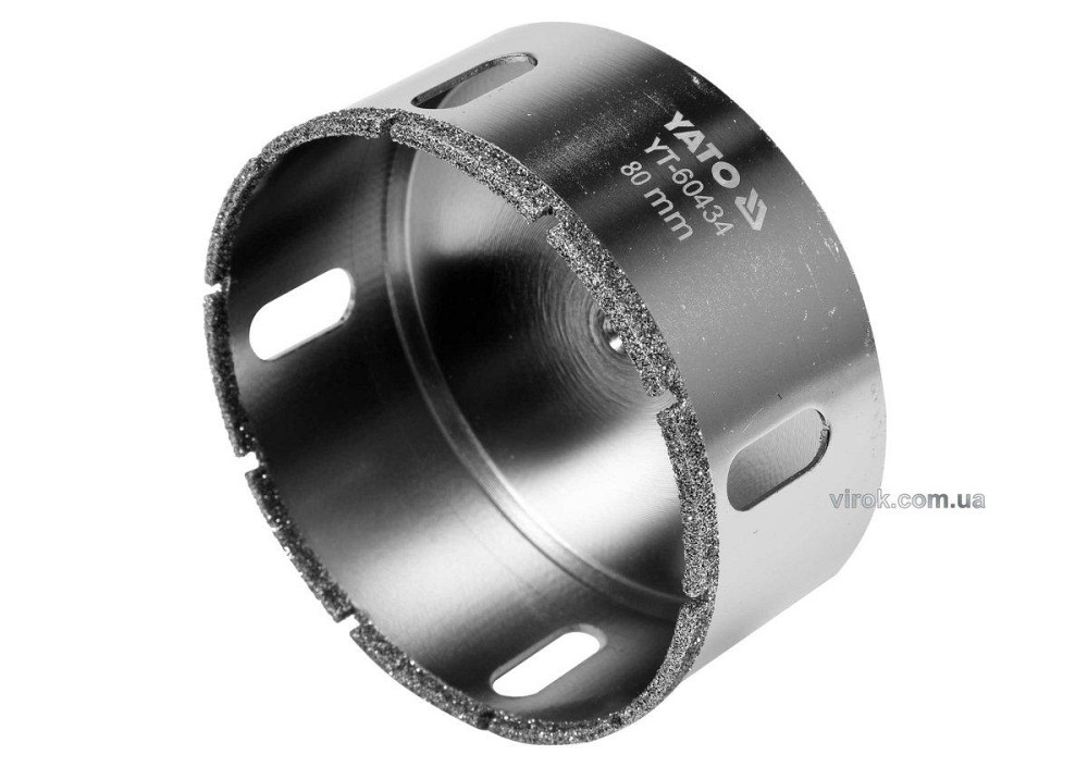 Свердло по гресу і кераміці YATO, Ø= 80 мм, при сухому і мокрому режимах [5/25] Одесса - изображение 1