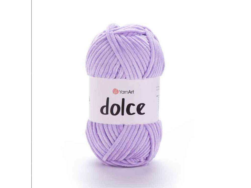 Пряжа Dolce бузковий 100% мікрополіестр 120м 100г 5шт/уп 744 ТМ YarnArt Київ - фото 1