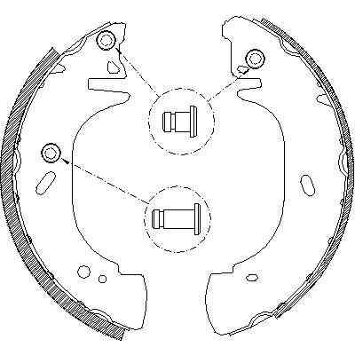 Гальмівні колодки REMSA 4306.01 Вінниця