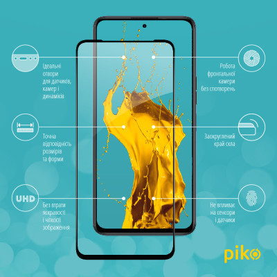 Стекло защитное Piko Full Glue Tecno Camon 18 Premier (1283126529214) Винница - изображение 3