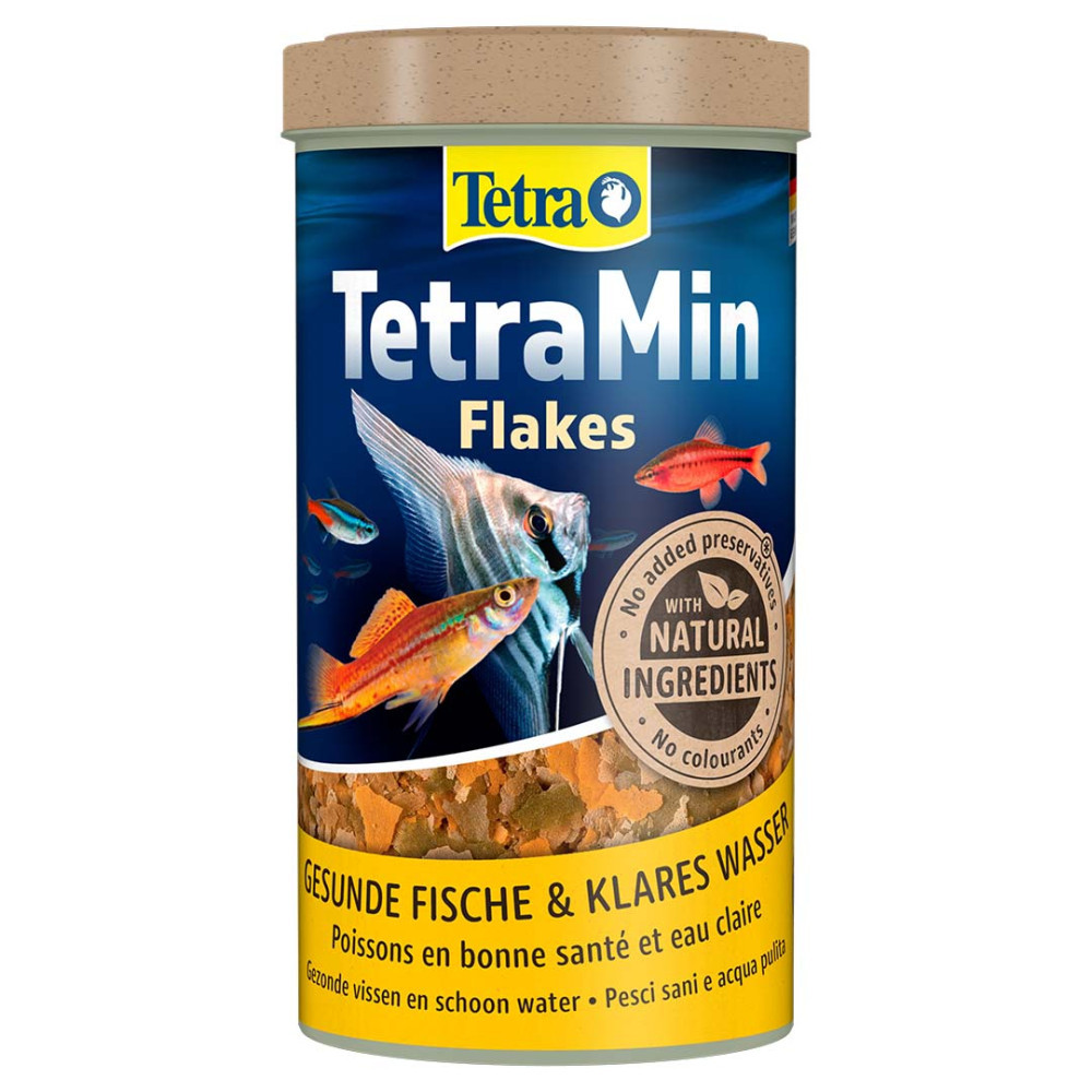 Корм сухой Tetra Min Flakes для тропических аквариумных рыбок в хлопьях 250мл Киев - изображение 1
