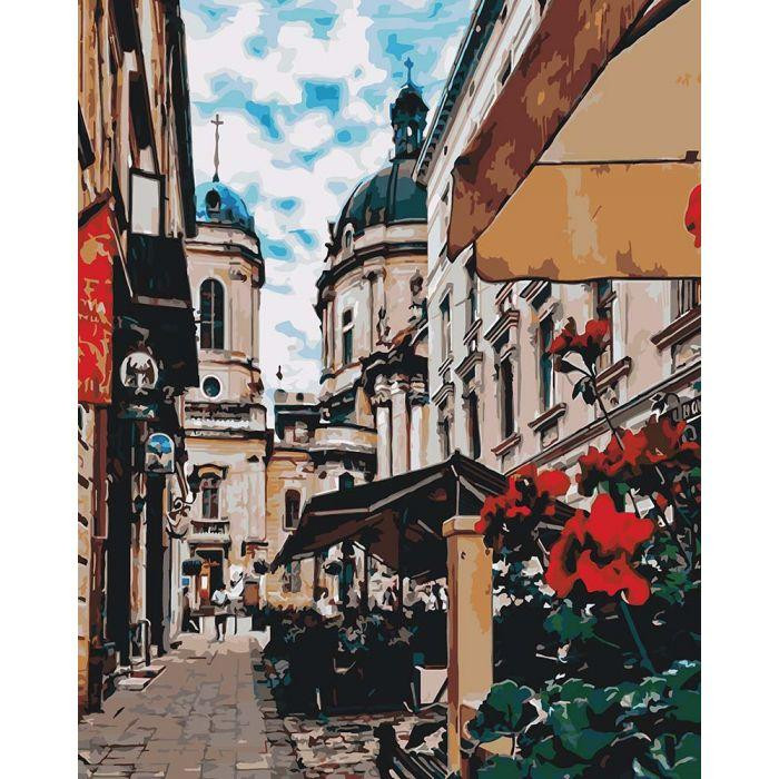 Набір для розпису по номерах. Міський пейзаж 