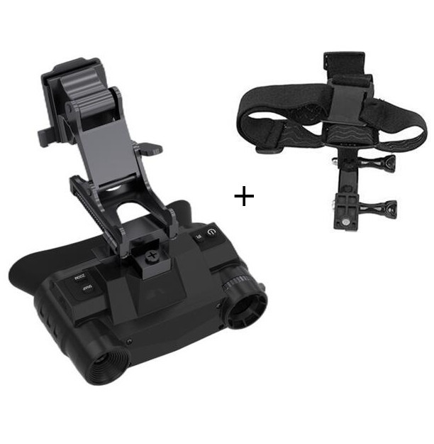 Прилад нічного бачення NVG G1 + кріплення на шолом Bracket + кріплення на голову (940nm) Вінниця - фото 3