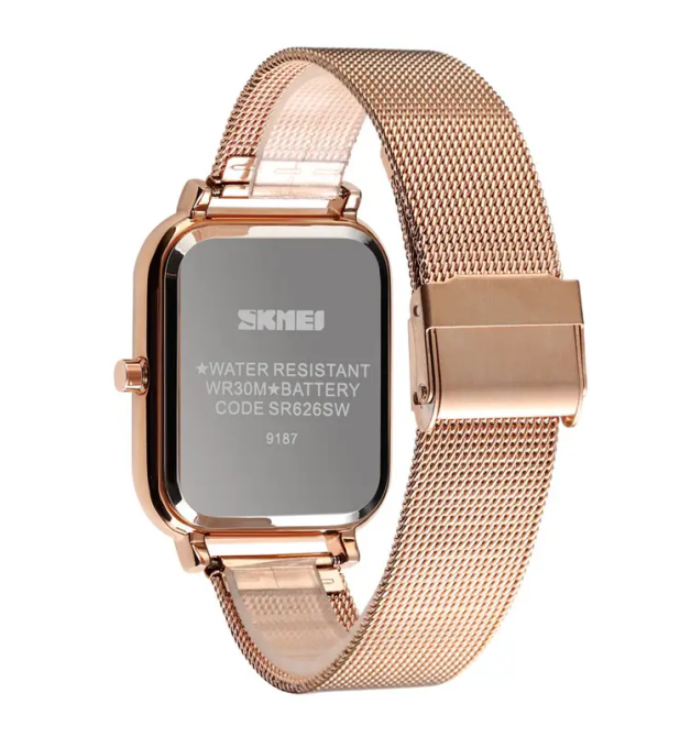 Жіночий наручний годинник Skmei 9187 Special II Золотистий Вінниця - фото 5